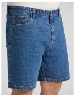 Johnny Bigg Denzel Denim Short in Dark Wash