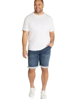 Johnny Bigg Deran Knit Denim Short in Ink