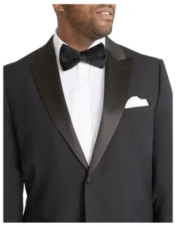 Johnny Bigg Elvis Tuxedo Suit Jacket in Black