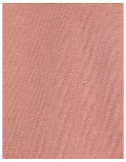 Johnny Bigg Essential Crew Neck Tee in Pink Clay