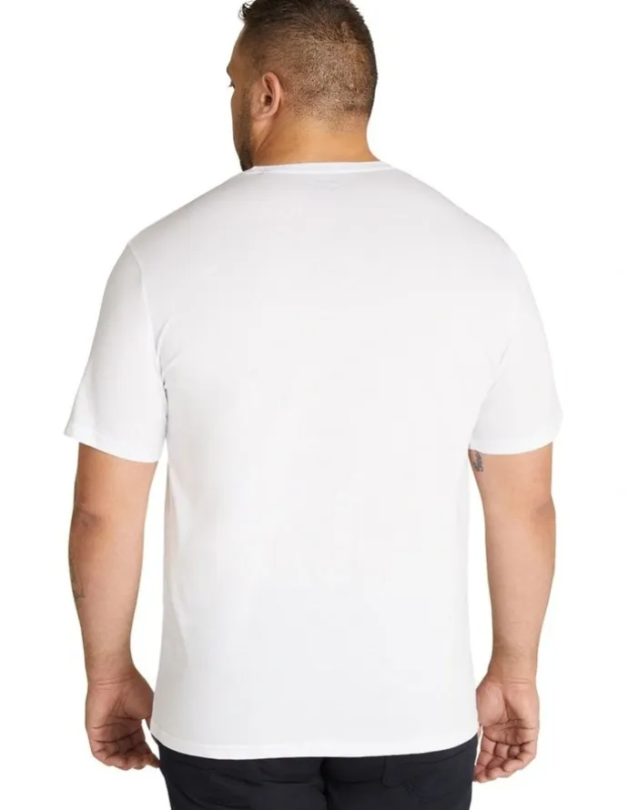 Johnny Bigg Essential Crew Neck Tee in White
