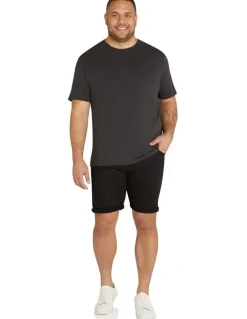 Johnny Bigg Essential Crew Neck Tee in Charcoal