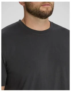 Johnny Bigg Essential Crew Neck Tee in Dark Grey