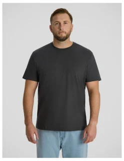 Johnny Bigg Essential Crew Neck Tee in Dark Grey
