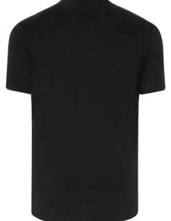 Johnny Bigg Essential Longline Panel Tee in Black
