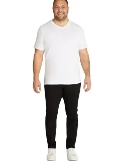 Johnny Bigg Essential V Neck Tee in White