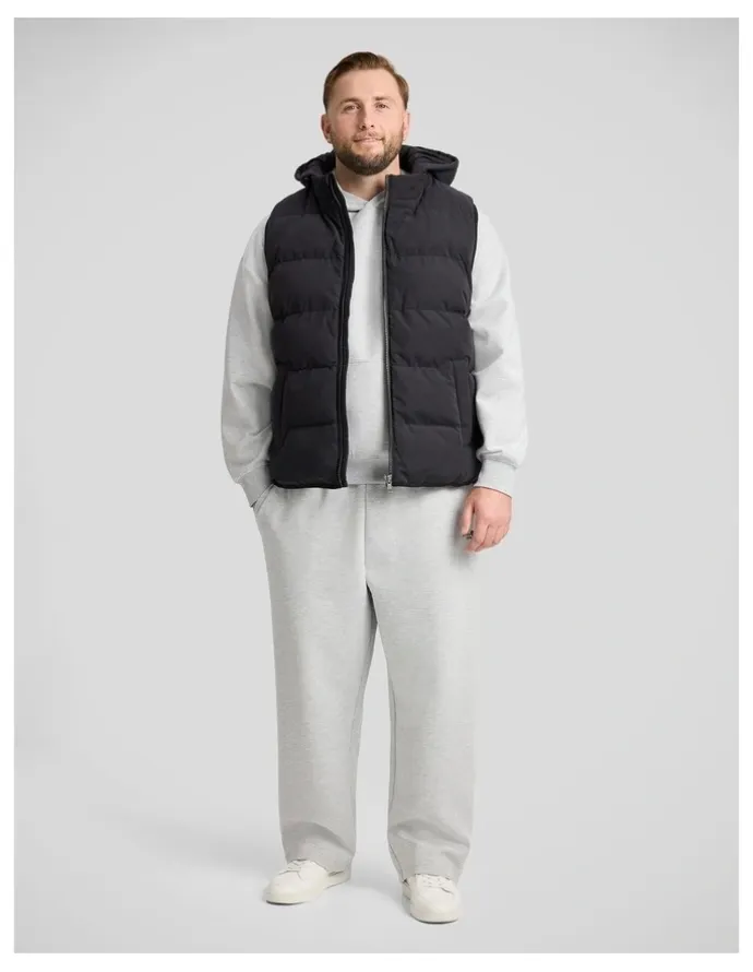 Johnny Bigg Fargo Puffer Vest in Black