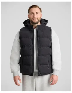 Johnny Bigg Fargo Puffer Vest in Black