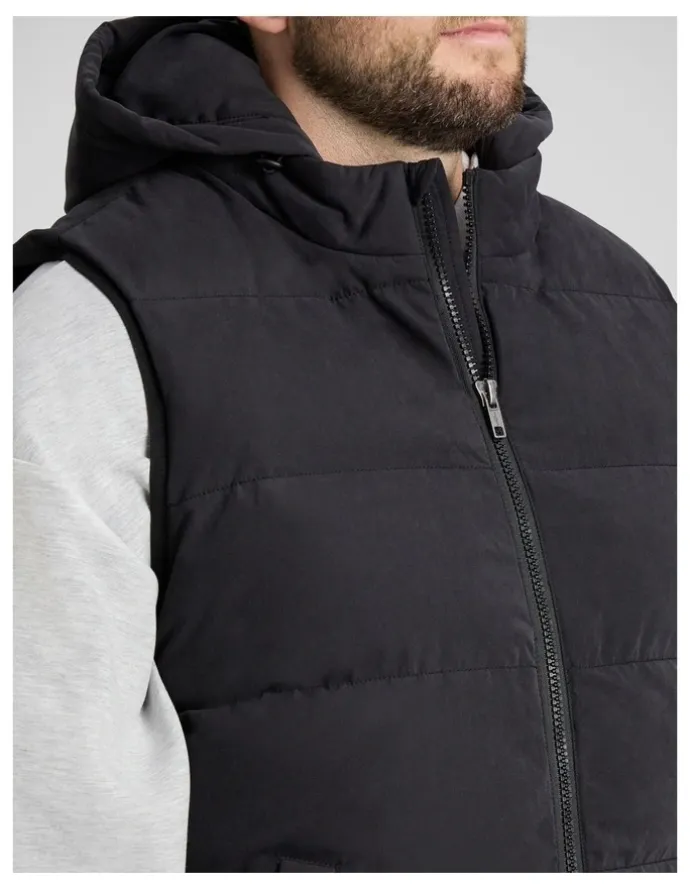 Johnny Bigg Fargo Puffer Vest in Black