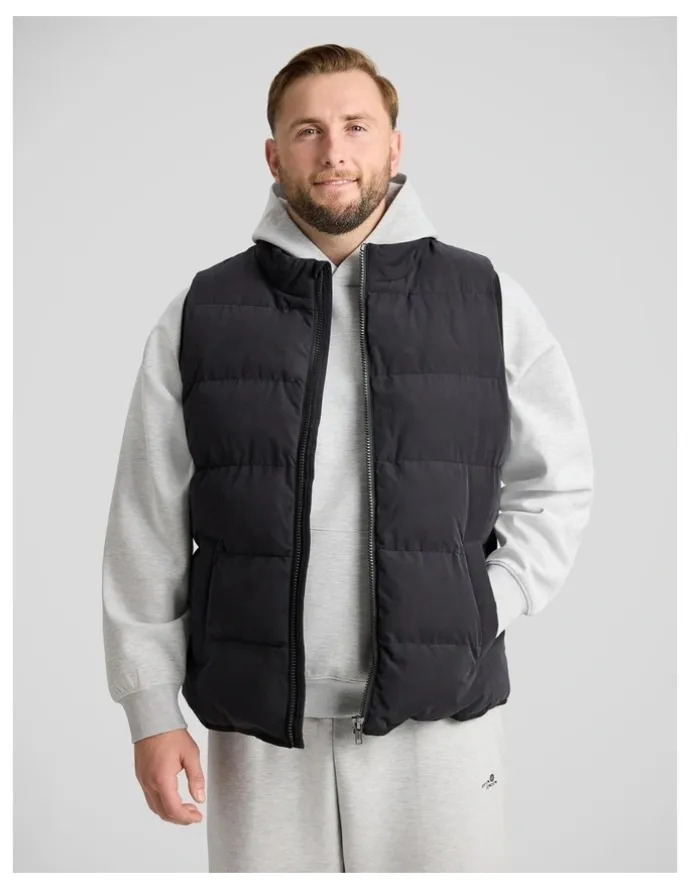 Johnny Bigg Fargo Puffer Vest in Black