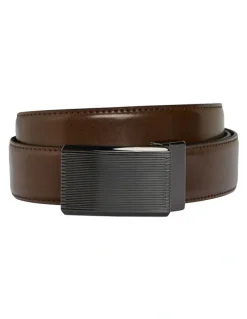 Johnny Bigg Fraser Reversible Plate Belt in Black