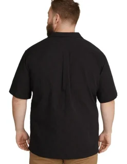 Johnny Bigg Griffen Relaxed Fit Shirt in Black