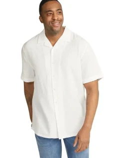Johnny Bigg Griffen Relaxed Fit Shirt in White