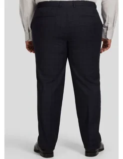 Johnny Bigg Henry Check Stretch Dress Pant in Ink