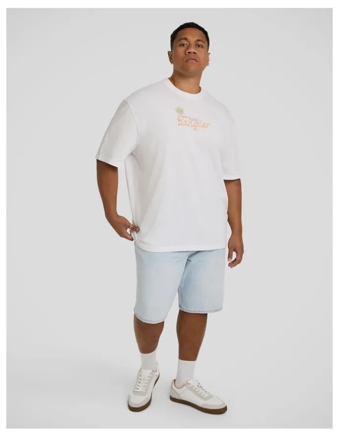 Johnny Bigg Hotel Morocco Relaxed Fit Tee in White