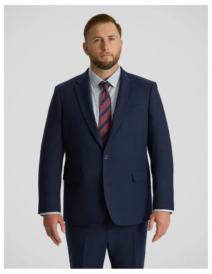 Johnny Bigg Hudson Stretch Suit Jacket in Navy