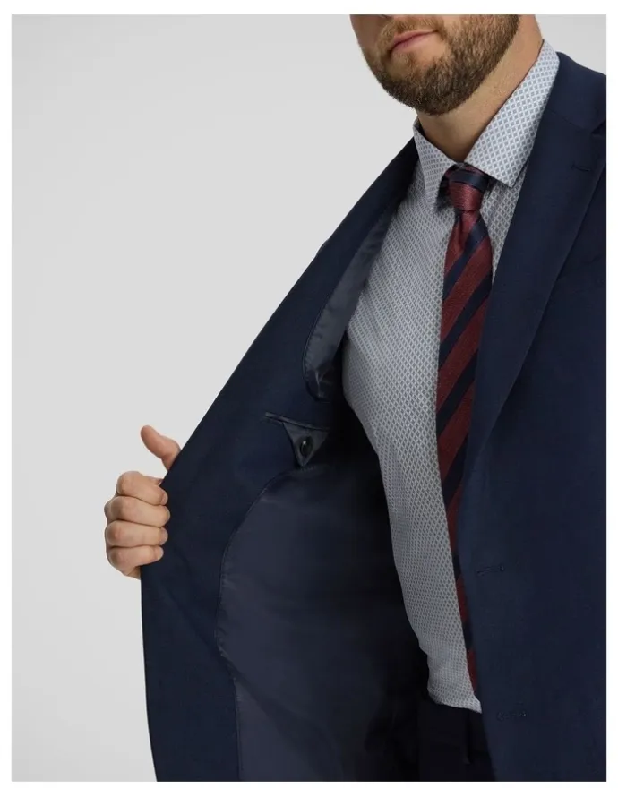 Johnny Bigg Hudson Stretch Suit Jacket in Navy