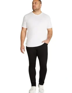 Johnny Bigg Hunter Superflex Slim Denim Jean in Black
