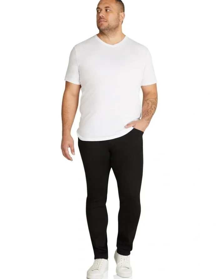 Johnny Bigg Hunter Superflex Slim Denim Jean in Black