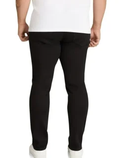 Johnny Bigg Hunter Superflex Slim Denim Jean in Black