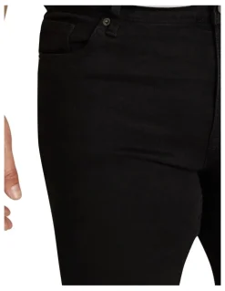 Johnny Bigg Hunter Superflex Slim Denim Jean in Black