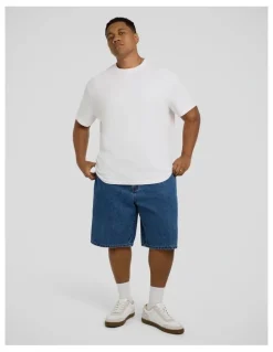 Johnny Bigg Jake Baggy Denim in Mid Wash