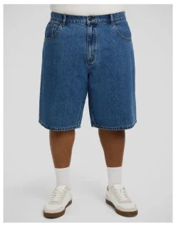 Johnny Bigg Jake Baggy Denim in Mid Wash