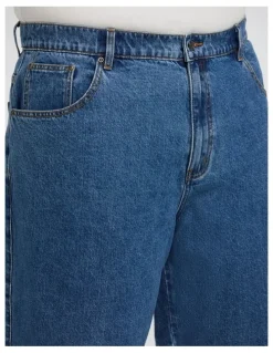 Johnny Bigg Jake Baggy Denim in Mid Wash