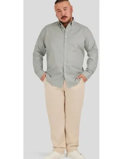Johnny Bigg Jaxon Easy Care Check Shirt in Sage Green