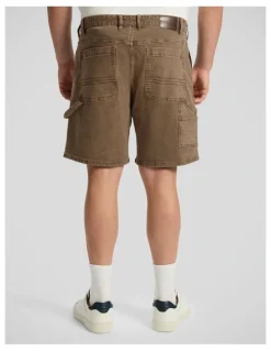 Johnny Bigg Kendrick Carpenter Short in Tobacco