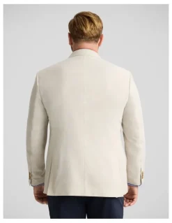 Johnny Bigg Kent Double Breasted Blazer in Champagne