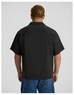 Johnny Bigg Lando Boxy Fit Shirt in Black