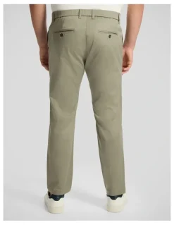 Johnny Bigg Ledger Stretch Chino in Moss