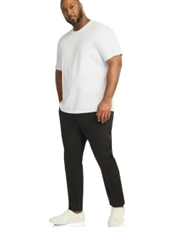 Johnny Bigg Ledger Stretch Chino in Black