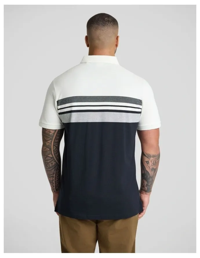 Johnny Bigg Leon Stripe Polo in White