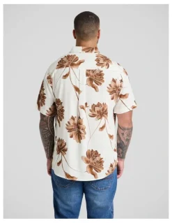 Johnny Bigg Lilium Print Shirt in White