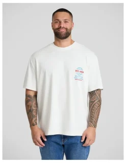 Johnny Bigg Local Relaxed Fit Tee in White