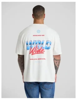 Johnny Bigg Local Relaxed Fit Tee in White