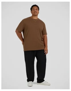 Johnny Bigg Madrid Linen Blend Pant in Black