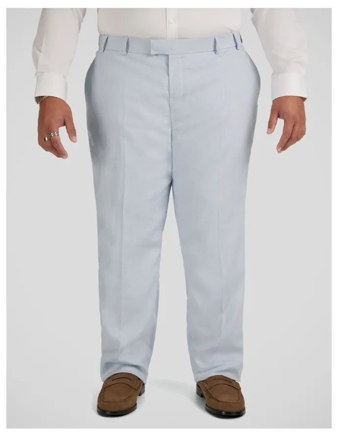 Johnny Bigg Matteo Linen Dress Pant in Sky