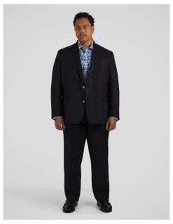 Johnny Bigg Matteo Linen Suit Jacket in Navy