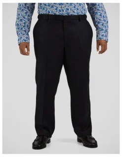 Johnny Bigg Matteo Linen Dress Pants in Navy