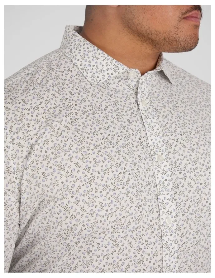 Johnny Bigg Milos Floral Shirt in White