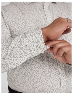Johnny Bigg Milos Floral Shirt in White