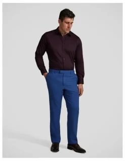 Johnny Bigg Montego Stretch Dress Shirt in Cabernet