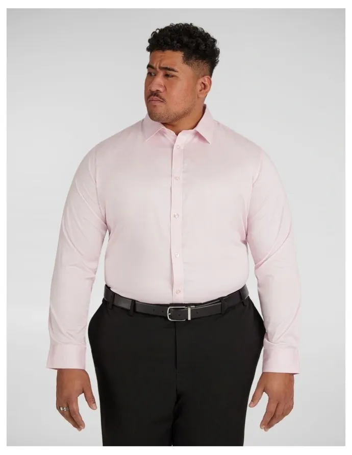 Johnny Bigg Montego Stretch Dress Shirt in Light Pink