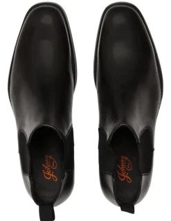 Johnny Bigg Morgan Leather Chelsea Boot in Black