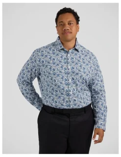 Johnny Bigg Nelson Floral Shirt in Blue