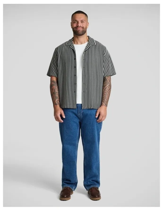 Johnny Bigg Nevis Relaxed Fit Shirt in Black