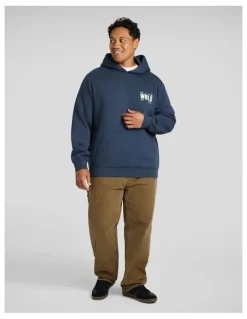 Johnny Bigg New World Regular Fit Hoodie in Petrol